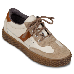 TW-448 (цв.4-бежевый) Полуботинки (Шнурки)