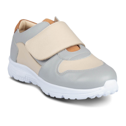 DTD-403 (цв.10-мултиколор серый) Полуботинки (шир.ремень велкро)