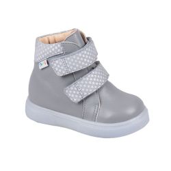 TW-414 (цв.3-серый, 21) Ботинки (свет.подошва,натур.кожа)