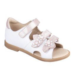 TW-135 (цв.16-бело-розовый) Туфли (откр.нос,натур.кожа)