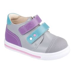 TW-409 (цв.14-серый комб.) Полуботинки (натур.кожа)