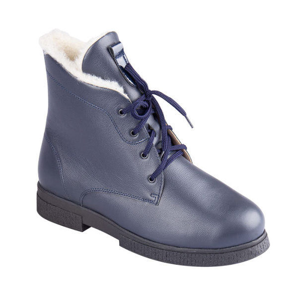 Ботинки женские ортопедические утепленные с мехом со шнурками DTD-600-4  Dr. Thomas