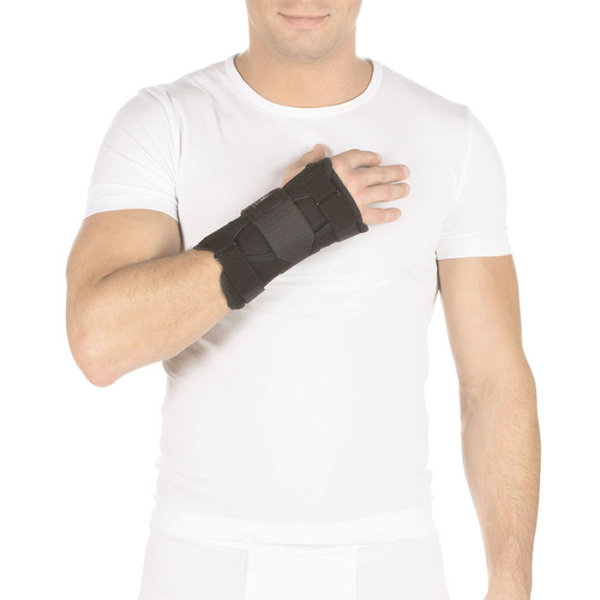 Бандаж на лучезапястный сустав компрессионный с анатомическими шинами Т-8311R  Trives