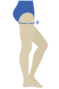 обхват бедра ниже промежности обхват бедра ниже промежности